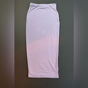 Naked Wardrobe Snatched Midi Skirt In Lavender Size XS NWOT